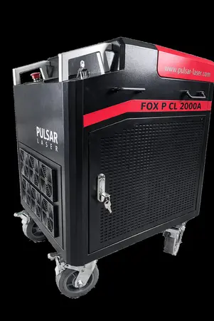 FOX P CL 2000A - efektivní odstraňovač rzi a barvy FOX P CL 2000A - efektivní odstraňovač rzi a barvy, Laserový čistič kovů, série FOX P CL, vysoce efektivní odstraňovač rzi a barvy